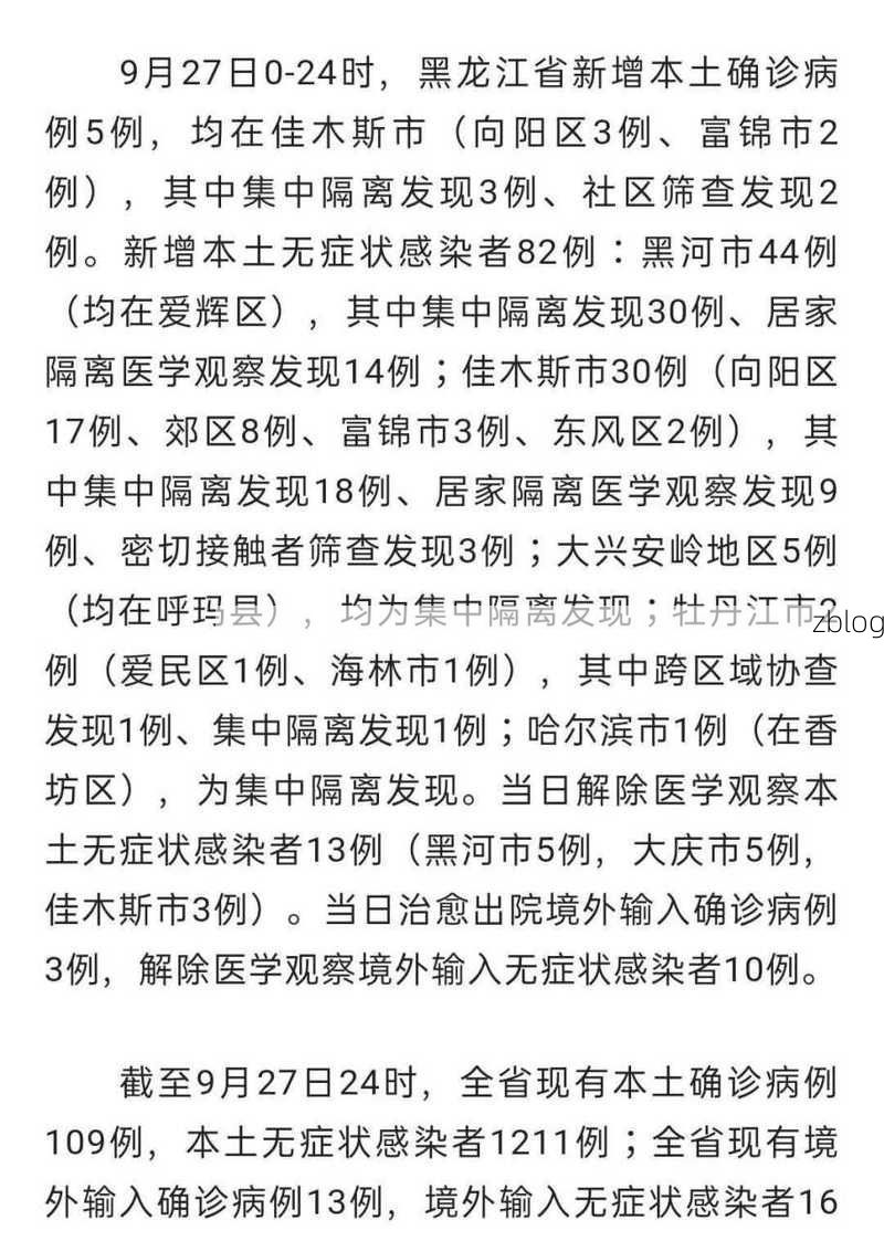 31省区市新增9例本土确诊，哈尔滨香坊区疫情最新消息