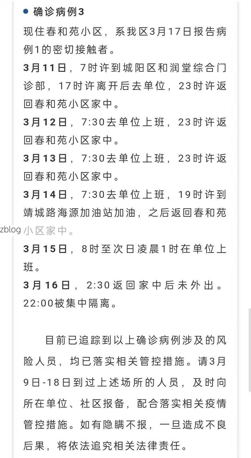 2022年3月10日城阳区新增确诊病例情况